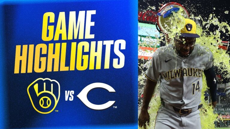 Brewers vs. Reds Game Highlights (8/16/25) | MLB Highlights