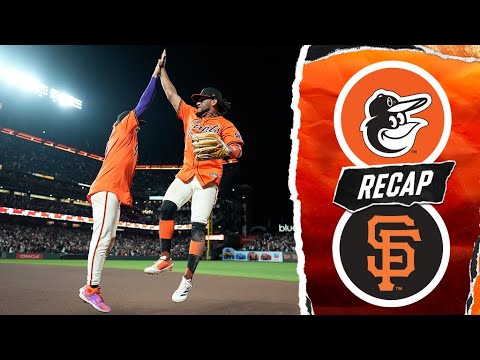 Orioles vs. Giantsゲームのハイライト（8/29/25）| MLBのハイライト