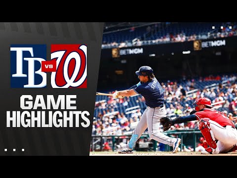 レイズ対ナショナルズゲームのハイライト（8/31/25）| MLBのハイライト