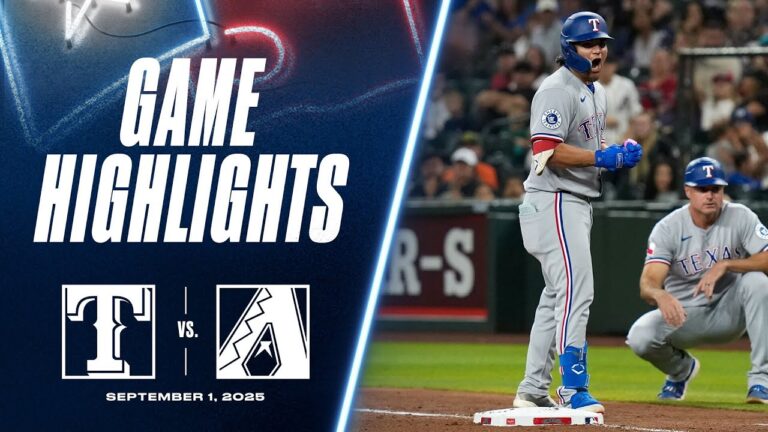 レンジャー対Dバックゲームハイライト（9/1/25）| MLBのハイライト