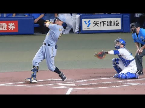 【40発大台が見えた】佐藤輝明 会心の35号先生２ランホームラン ホームイン後は森下といつものパフォーマンス