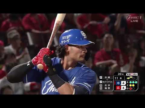 ロドリゲス今シーズン初ヒットが勝ち越しタイムリーヒット