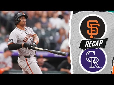 ジャイアンツ対ロッキーズゲームのハイライト（9/2/25）| MLBのハイライト