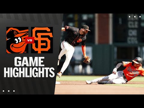Orioles vs. Giantsゲームのハイライト（8/30/25）| MLBのハイライト