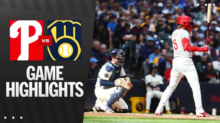 Phillies vs. Brewersゲームのハイライト（9/4/25）| MLBのハイライト