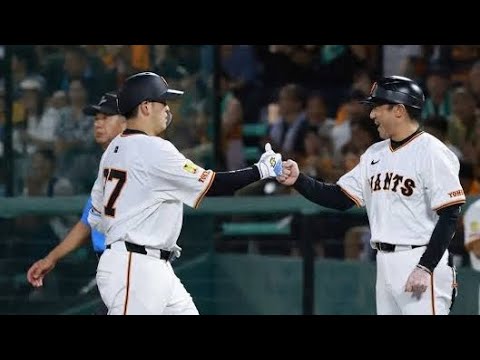 巨人・岸田行倫「逆転できるように頑張ります」　村上2ランで先制された直後に適時打で1点返す