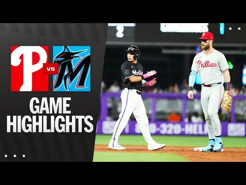フィリーズ対マーリンズゲームのハイライト（9/5/25）| MLBのハイライト