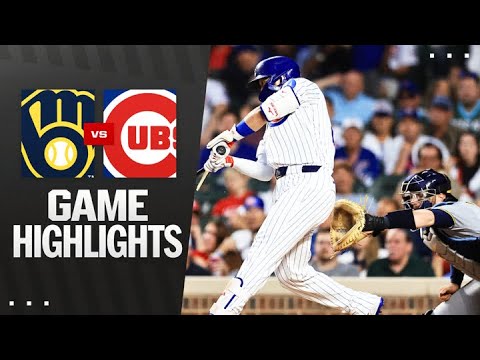 Brewers vs. Cubsゲーム2のハイライト（8/19/25）| MLBのハイライト