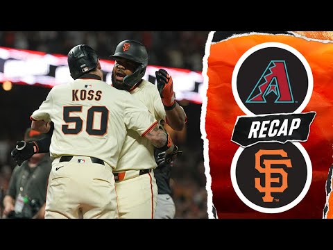 Dバック対ジャイアンツゲームのハイライト（9/8/25）| MLBのハイライト