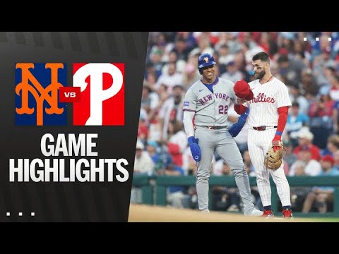 メッツ対フィリーズゲームのハイライト（9/8/25）| MLBのハイライト