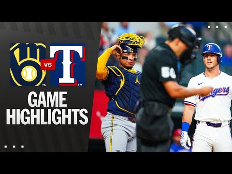 Brewers vs. Rangersゲームのハイライト（9/8/25）| MLBのハイライト