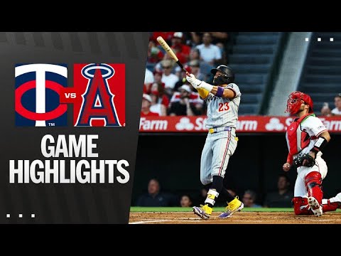 双子対エンジェルスゲームのハイライト（9/10/25）| MLBのハイライト
