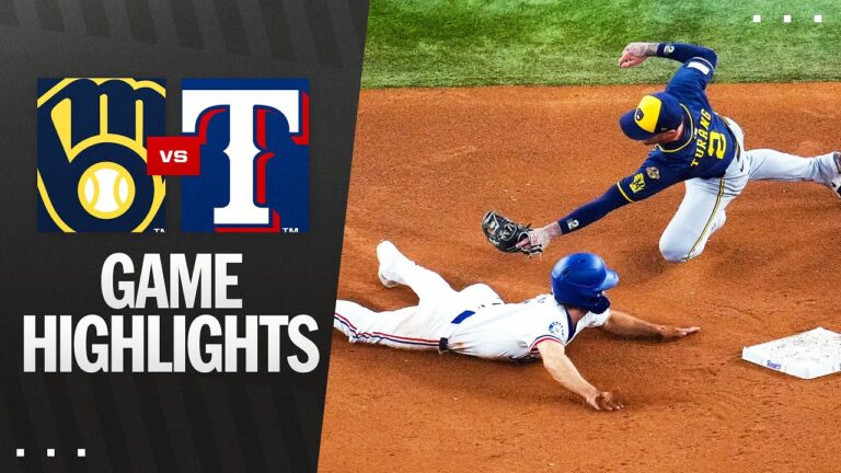 Brewers vs. Rangers Game Highlights (9/10/25) | MLB Highlights