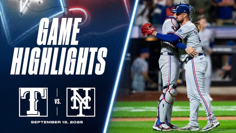 レンジャーvs.メットゲームのハイライト（9/13/25）| MLBのハイライト