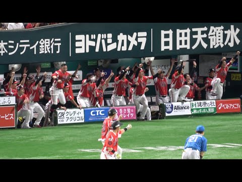 さあ優勝へ！ホークスベンチお祭り騒ぎ‼️ライトスタンド📣YAH YAH YAH大大合唱〜📣川瀬晃の選球眼で勝越し⭐️2025.9.18⚾️ホークス対日本ハム