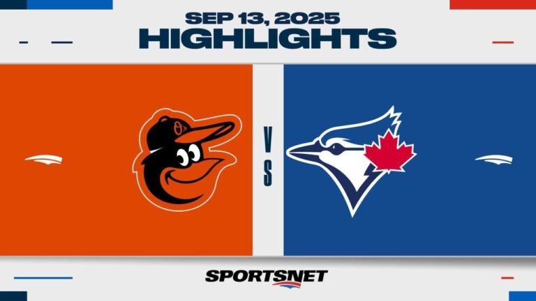 MLBハイライト| Orioles vs. Blue Jays- 2025年9月13日