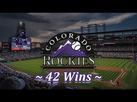【MLB】2025 コロラド・ロッキーズ　42勝達成記念動画