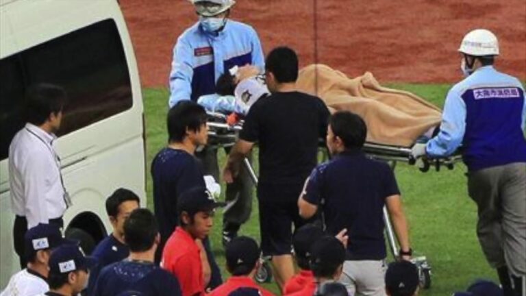オリックス小林投手の頭部に打球が直撃！救急車で緊急搬送で球場騒然！【オリックス－ソフトバンク】