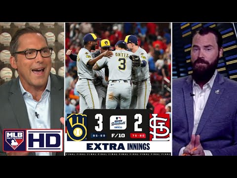 MLBネットワークの内訳Brice Turang Clutch Hits、BrewersはNL Centralを獲得するためにCardinalsを2-1、1ゲームで破りました