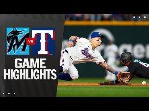 マーリンズ対レンジャーズゲームのハイライト（9/20/25）| MLBのハイライト