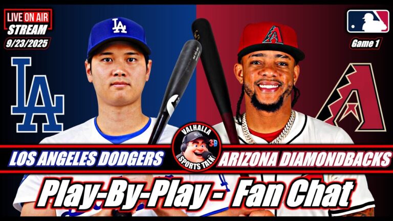 ロサンゼルスドジャースvsアリゾナダイヤモンドバック⚾MLB野球🟢ライブストリームウォッチパーティー3Dビュー