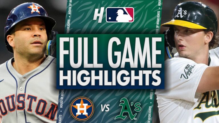 ヒューストンアストロズ対オークランドアスレチックス - フルゲームのハイライト| 2025年9月23日MLBシーズン