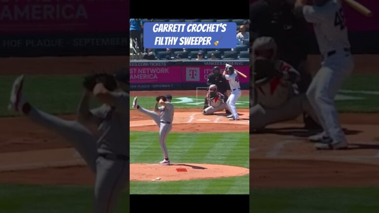 Garrett Crochet FILTHY Sweeper 🧹