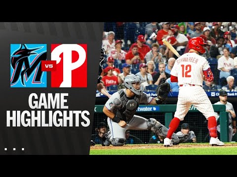 Marlins vs. Philliesゲームのハイライト（9/24/25）| MLBのハイライト