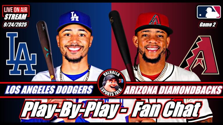 ロサンゼルスドジャースvsアリゾナダイヤモンドバック⚾MLB野球🟢ライブストリームウォッチパーティー3Dビュー