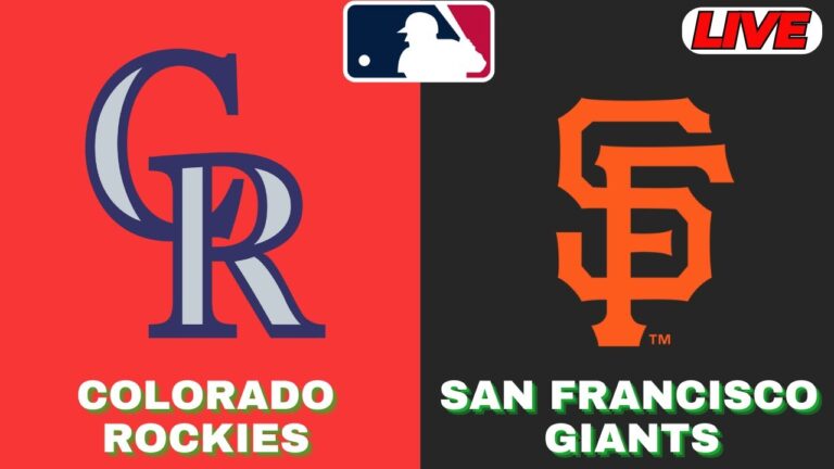 🔴Live：コロラドロッキーズvsサンフランシスコジャイアンツ| MLB 2025 | MLBライブ野球スコア