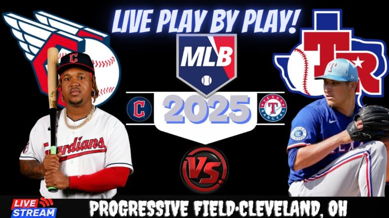 クリーブランドガーディアンズvsテキサスレンジャーズ⚾🔥ライブMLBプレーバイプレイウォッチ！