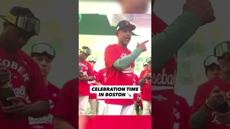 パーティーをフェンウェイから始めましょう！ 🍾#redsox #baseball #mlb