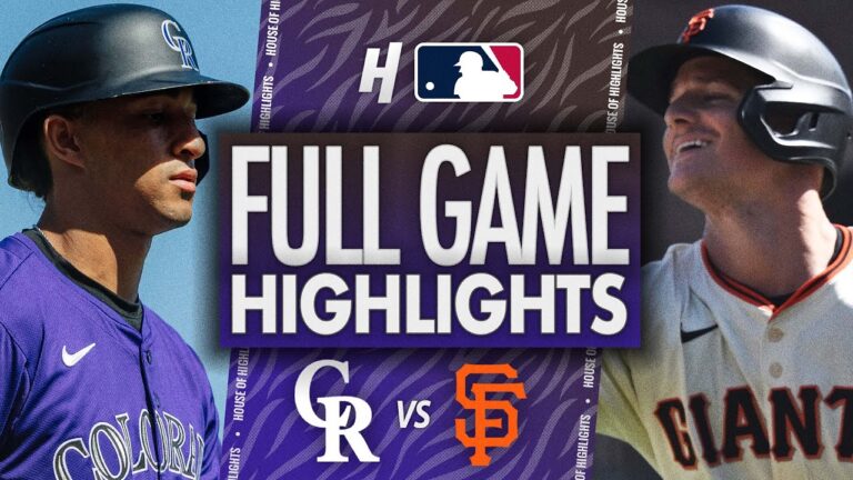 コロラドロッキーズ対サンフランシスコジャイアンツ - フルゲームのハイライト| 2025年9月27日MLBシーズン