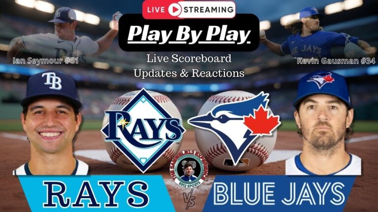 🧢ライブ：トロントブルージェイズ対タンパベイレイズMLB対決と反応！