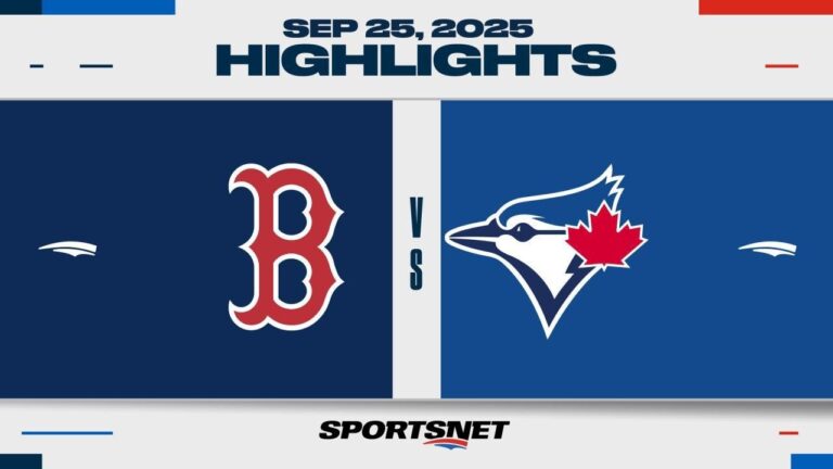 MLBハイライト|レッドソックスvs.ブルージェイズ -  2025年9月25日