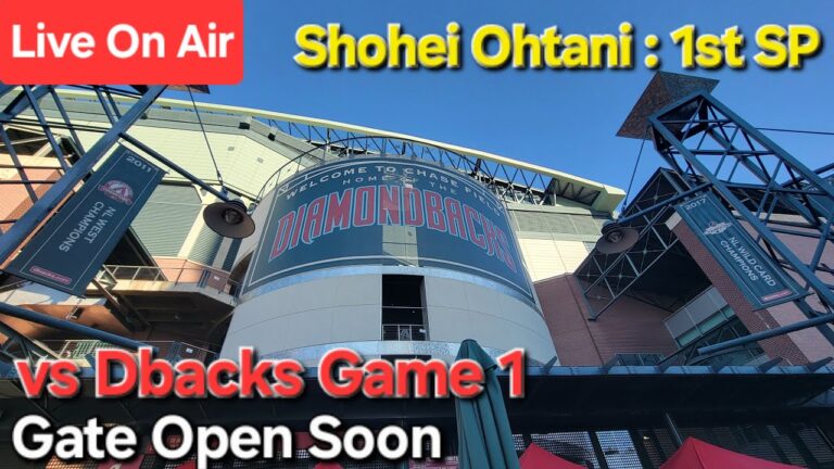 【ライブ配信】対アリゾナ・ダイヤモンドバックス〜シリーズ初戦〜大谷翔平選手は先発投手で出場⚾️まもなくゲートオープン⚾️Shinsuke Handyman がライブ配信中！