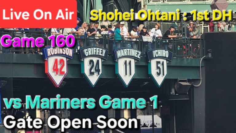 【ライブ配信】対シアトル・マリナーズ〜シリーズ初戦〜大谷翔平選手は1番DHで出場⚾️まもなくゲートオープン⚾️Shinsuke Handyman がライブ配信中！