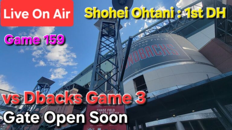 【ライブ配信】対アリゾナ・ダイヤモンドバックス〜シリーズ最終戦〜大谷翔平選手は1番DHで出場⚾️山本由伸投手は先発投手で出場⚾️まもなくゲートオープン⚾️
