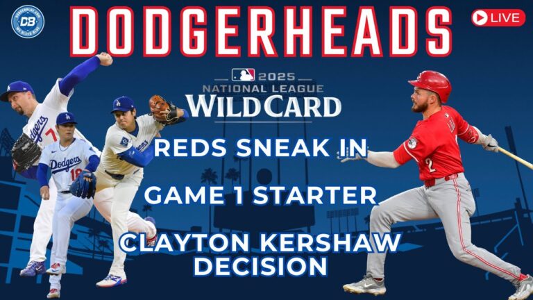 Dodgerheads：Reds-Dodgers Wild Card Preview、Blake Snell Starting Game 1、Clayton Kershawは見落としています