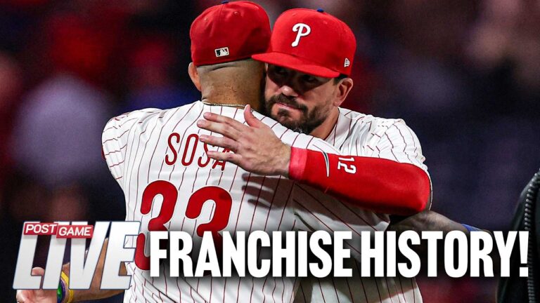 フィリーズは、マーリンズの歴史的なビートダウンの後、NLDSでスポットを確保します| Phillies PGL