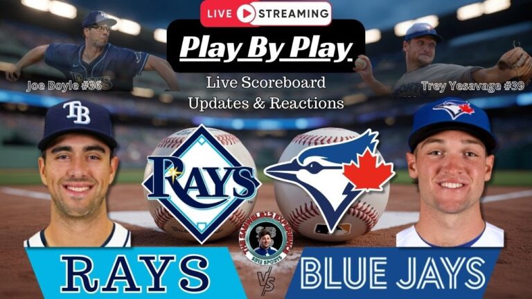 🧢ライブ：トロントブルージェイズ対タンパベイレイズMLB対決と反応！