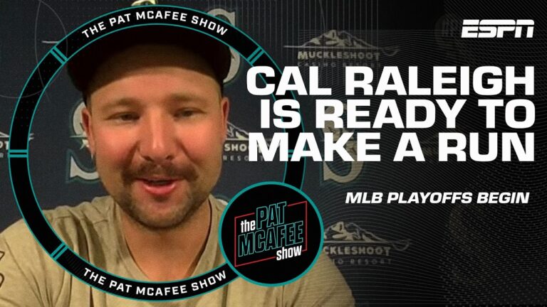 Cal RaleighとThe Marinersは、プレーオフランを行うことに興奮しています|パットマカフィーショー