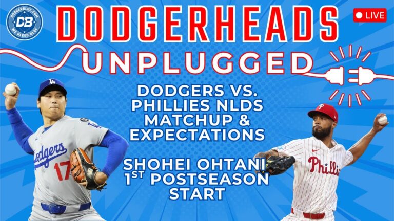 Dodgerheads Unplugged：Dodgersv。PhilliesNLDSマッチアップ、ゲーム1 Shohei Ohtani vs. CristopherSánchez