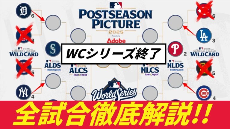 【MLB2025PS】WCS終了!激闘の全試合を総チェック!!