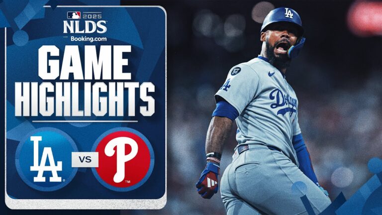 ドジャースvs.フィリーズNL部門シリーズゲーム1ハイライト（10/4/25）| MLBのハイライト