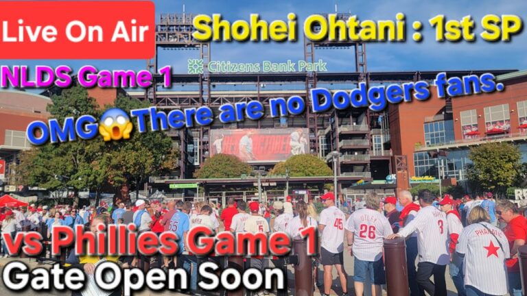 【ライブ配信】対フィラデルフィア•フィリーズ〜NLDSシリーズ初戦〜大谷翔平選手は先発投手で出場⚾️まもなくゲートオープン⚾️Shinsuke Handyman がライブ配信中！