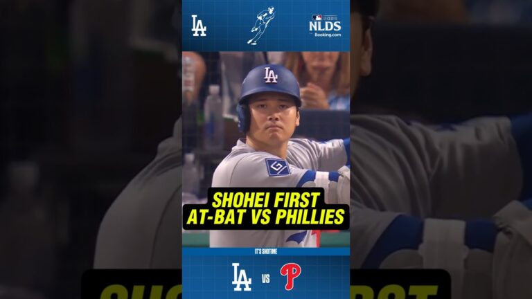 Shohei First at-Bat vs Phillies |ゲーム1