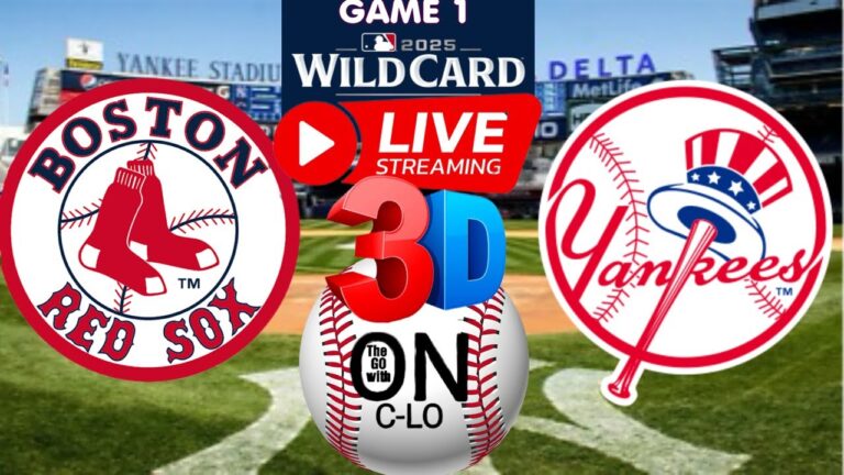 Boston Red Sox vs New York Yankees。ライブMLBワイルドカード野球。プレイバイプレイ、3Dプレゼンテーション