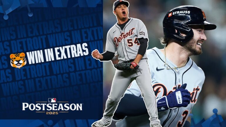 Zach McKinstryがエクストラでネクタイを破り、Keider MonteroがTigers Winをロックします😤