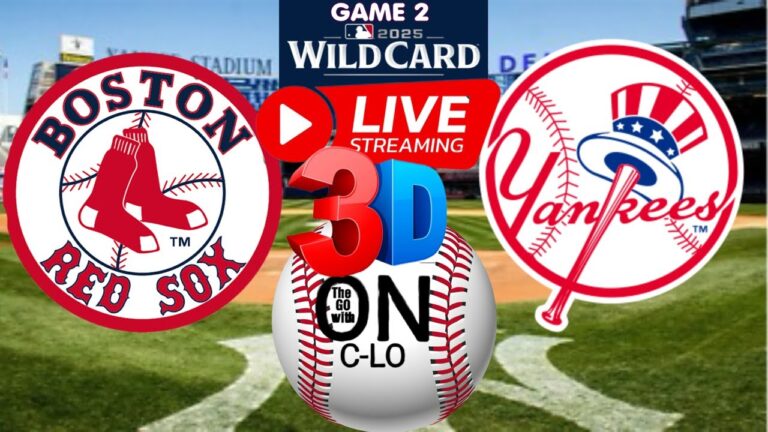ボストンレッドソックスvsニューヨークヤンキース。ライブMLBワイルドカード野球。遊びで遊ぶ。 3Dプレゼンテーション。